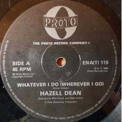 Hazell Dean Whatever I Do (Wherever I Go) USED VINYL 12INCH SINGLE