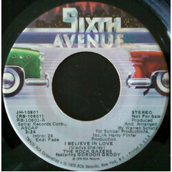 Rock Gazers / Gordon Grody I Believe In Love USED VINYL 7INCH 45 RPM MONO STEREO PROMO