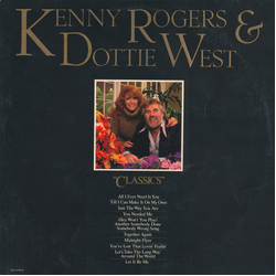 Kenny Rogers / Dottie West Classics Vinyl LP USED