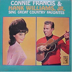 Connie Francis / Hank Williams Jr. Sing Great Country Favorites Vinyl LP USED