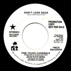 Fine Young Cannibals Don't Look Back USED VINYL 7INCH 45 RPM PROMO