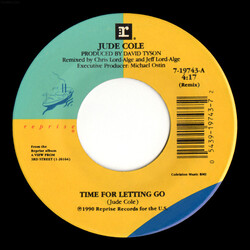 Jude Cole Time For Letting Go USED VINYL 7INCH 45 RPM SINGLE