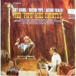 Chet Atkins / Boston Pops Orchestra / Arthur Fiedler The "Pops" Goes Country Vinyl LP USED