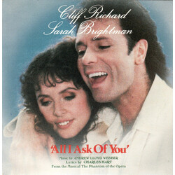 Cliff Richard / Sarah Brightman All I Ask Of You USED VINYL 7INCH 45 RPM SINGLE