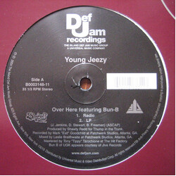 Young Jeezy / Bun B Over Here USED VINYL 12INCH 33 S RPM SINGLE