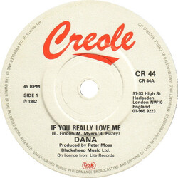 Dana (9) If You Really Love Me USED VINYL 7INCH SINGLE 45 RPM