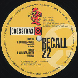 Recall 22 Subenos Juntos (We Rise Together) USED VINYL 12INCH