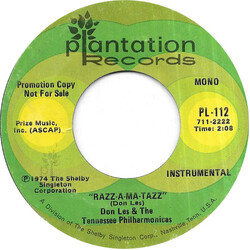 Don Les / The Tennessee Philharmonicas Razz-A-Ma-Tazz USED VINYL 7INCH 45 RPM PROMO STEREO MONO