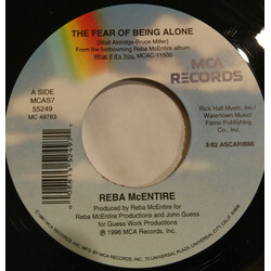 Reba McEntire The Fear Of Being Alone USED VINYL 7INCH 45 RPM SINGLE