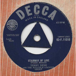 Terry Dene / The Malcolm Lockyer Group Stairway Of Love USED VINYL 7INCH 45 RPM SINGLE