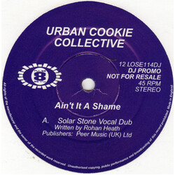 Urban Cookie Collective Ain't It A Shame USED VINYL 12INCH 45 RPM PROMO