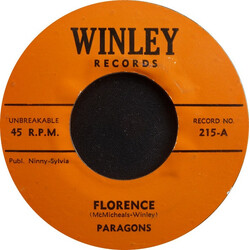 The Paragons (2) Florence / Hey Little School Girl USED VINYL 7INCH 45 RPM STYRENE