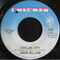 Andre Williams (2) Cadillac Jack USED VINYL 7INCH 45 RPM SINGLE
