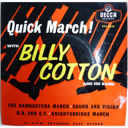Billy Cotton And His Band Quick March! USED VINYL 7INCH EP