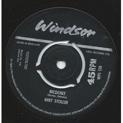 Rhet Stoller Ricochet / knockout USED VINYL 7INCH 45 RPM
