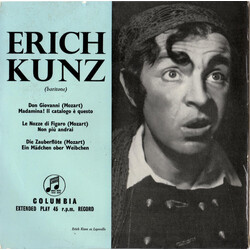 Erich Kunz / Wiener Philharmoniker / Otto Ackermann / Rudolf Moralt Mozart Operatic Arias USED VINYL 7INCH 45 RPM EP MONO