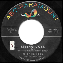 Cliff Richard & The Drifters Living Doll / Apron Strings USED VINYL 7INCH 45 RPM SINGLE