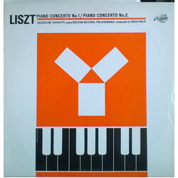 Franz Liszt / Jacqueline Lafayette / Boston National Philharmonic / Erich Ridje Piano Concerto No.1 In E Flat / Piano Concerto No.2 In A  Major Vinyl 
