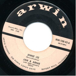 Jan & Arnie Jennie Lee USED VINYL 7INCH 45 RPM SINGLE