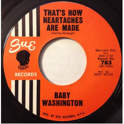 Baby Washington That's How Heartaches Are Made USED VINYL 7INCH 45 RPM SINGLE STYRENE