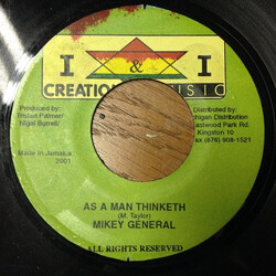 Mikey General As A Man Thinketh USED VINYL 7INCH 45 RPM