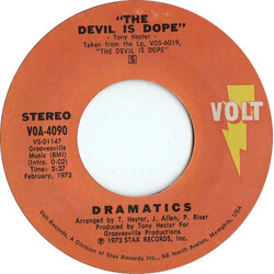 The Dramatics The Devil Is Dope / Hey You! Get Off My Mountain VINYL 7" USED