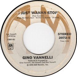 Gino Vannelli I Just Wanna Stop USED VINYL 7INCH 45 RPM SINGLE