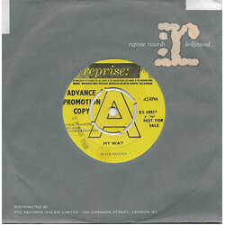 Frank Sinatra My Way / Blue Lace USED VINYL 7INCH 45 RPM SINGLE PROMO