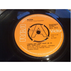 Harry Nilsson I Guess The Lord Must Be In New York City USED VINYL 7INCH 45 RPM SINGLE PROMO
