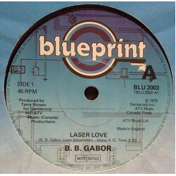 BB Gabor Laser Love USED VINYL 7INCH