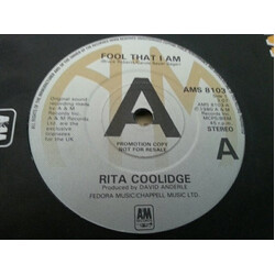 Rita Coolidge Fool That I Am USED VINYL 7INCH 45 RPM SINGLE PROMO STEREO