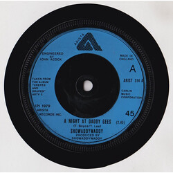 Showaddywaddy A Night At Daddy Gees USED VINYL 7INCH 45 RPM