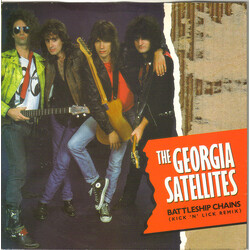 The Georgia Satellites Battleship Chains (Kick 'N' Lick Remix) USED VINYL 7INCH 45 RPM SINGLE STEREO