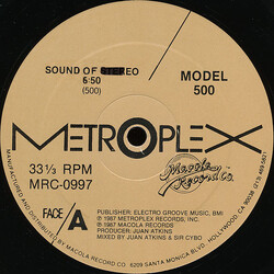 Model 500 Sound Of Stereo USED VINYL 12INCH 33 S RPM