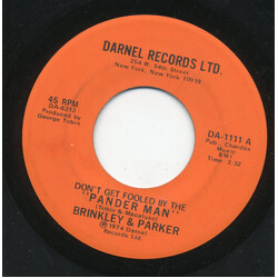 Brinkley & Parker Don't Get Fooled By The Pander Man USED VINYL 7INCH 45 RPM