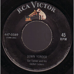 Gid Tanner & His Skillet Lickers Down Yonder USED VINYL 7INCH 45 RPM SINGLE REISSUE