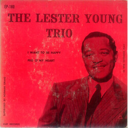 Lester Young-Buddy Rich Trio I Want To Be Happy / Peg O' My Heart USED VINYL 7INCH 45 RPM EP