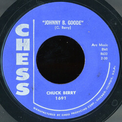Chuck Berry Johnny B. Goode / Around & Around USED VINYL 7INCH 45 RPM SINGLE STYRENE