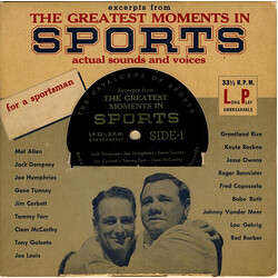 Various Excerpts From The Greatest Moments In Sports Vinyl LP USED