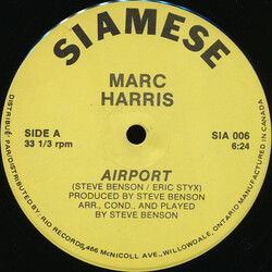 Marc Harris Airport USED VINYL 12INCH 33 S RPM