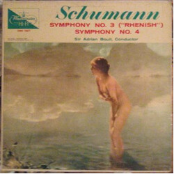 Robert Schumann / Sir Adrian Boult Symphony No. 3 ("Rhenish") / Symphony No. 4 Vinyl LP USED