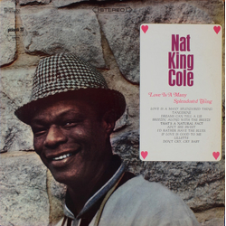 Nat King Cole Love Is A Many Splendored Thing Vinyl LP USED