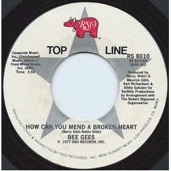 Bee Gees To Love Somebody / How Can You Mend A Broken Heart USED VINYL 7INCH SINGLE