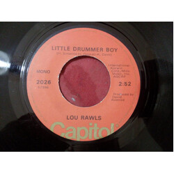 Lou Rawls Little Drummer Boy / A Child With A Toy USED VINYL 7INCH REISSUE MONO
