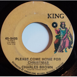 Charles Brown / Amos Milburn Please Come Home For Christmas / Christmas (Comes But Once A Year) USED VINYL 7INCH 45 RPM SINGLE REISSUE