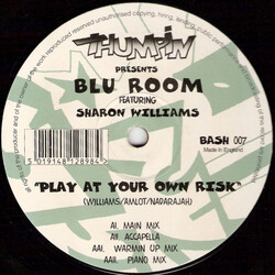 Blue Room / Sharon Williams Play At Your Own Risk VINYL 12" USED