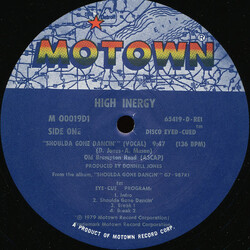 High Inergy Shoulda Gone Dancin' USED VINYL 12INCH 33 S RPM