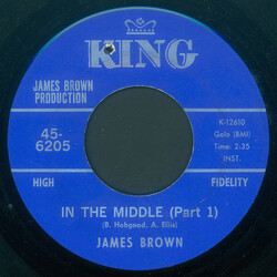 James Brown In The Middle (Part 1) USED VINYL 7INCH 45 RPM SINGLE