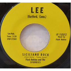 Flash Rubino / The Spunkys Siciliano Rock USED VINYL 7INCH 45 RPM STYRENE