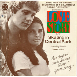 Francis Lai And His Orchestra Theme From Love Story USED VINYL 7INCH 45 RPM SINGLE STYRENE